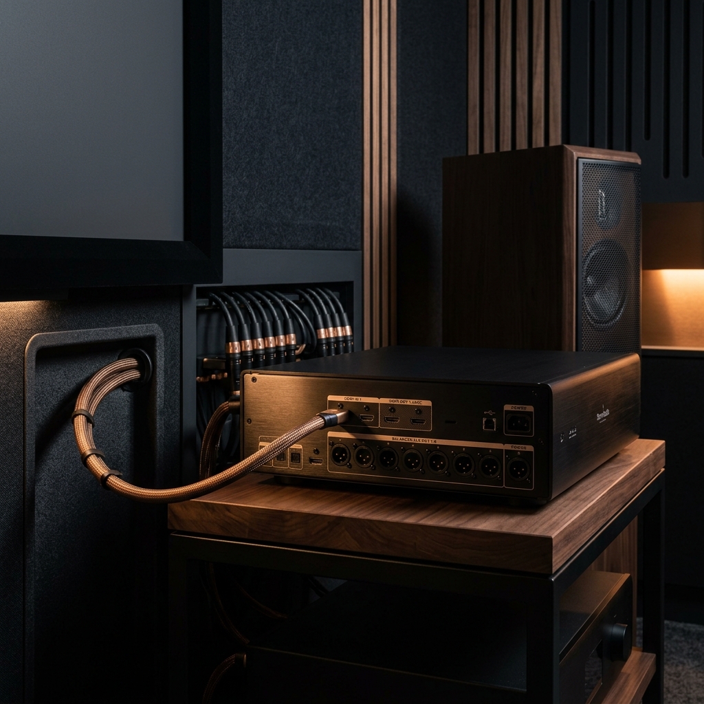 High-fidelity cinema signal path